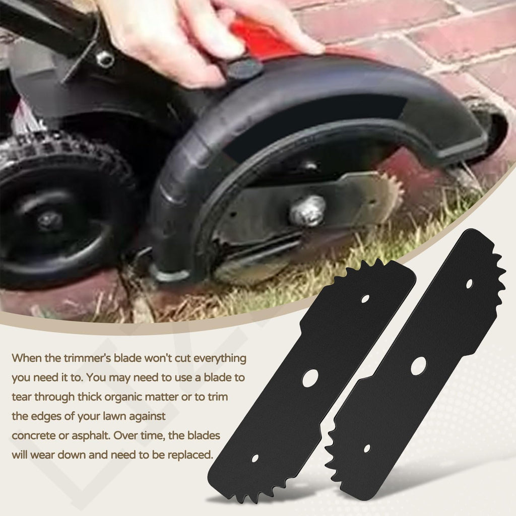 LIZEWEI 5 Pcs 7-1/2-inch Edge Hog Heavy-Duty Edger Blade Compatible with Black Decker LE750, LE710, LE760 Replace EB-007, High Temperature Quenching Process