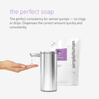 simplehuman Fragrance Free Moisturizing Liquid Hand Soap Refill Pouch, 34 Fl. Oz. (Pack of 3)