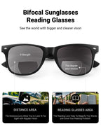LADEESSE 3 Pack Bifocal Reading Sunglasses for Women, UV400 Sun Readers Glasses Spring Hinge Outdoor Sunglasses +2.50