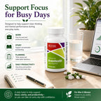 Pinnaclife McCord BrainHealth Brain Supplement with Olivamine, Vitamin D3, B6 & B12, Rhodiola Rosea, Magnesium & Taurine, Supports Memory, Focus, Clarity & Productivity for Men and Women