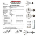 Grab Bar Mounting Kit for Fiberglass Showers – One-Piece Adjustable Spacer System – Precision Trim Fit for Stud Anchoring – Prevents Rotation & Uneven Compression – Made in USA