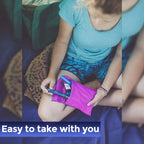 FRIO Cooling Wallet - Insulin Cooler for 45+ Hours of Stress Free On The Go - Purple - Large