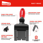 Goldblatt Trim Removal Tool, 3-Inch Baseboard Removal Tool for No-damage the surface, Heavy Duty Pry Bar Removal Multi-Tool for Carpet Tack Strip, Baseboard, Molding, Siding and Flooring Removal
