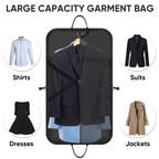 BALEINE Garment Bags for Travel, Water Resistant Carry on Suit Bag