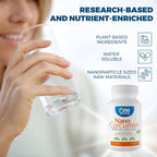 One Planet Nutrition Nano Curcumin 500 mg Veggie Capsules (120 Servings), Nano for High Absorption, Supports Immune Health, Non-GMO, Vegan, Gluten-Free