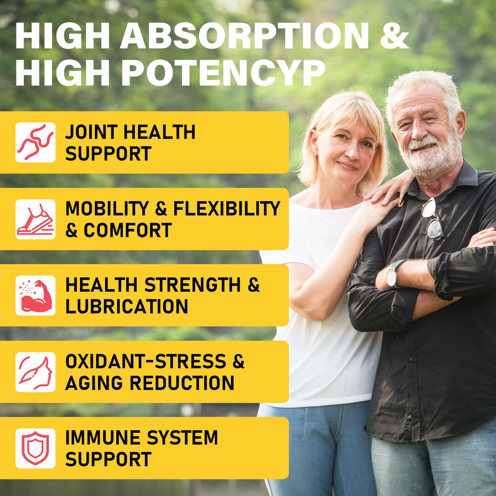 Glucosamine Chondroitin Gummies, 4200mg Extra Strength Joint Supplements Glucosamine Chondroitin with MSM & Elderberry for Joint Health, Flexibility, Immune Support for Adults, Men & Women, 180 Count