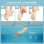 Fit Geno Arch Support for Plantar Fasciitis Pain Relief - Upgraded Non-Slip barefoot arch support for women - Adjustable Compression brace w/Gel Pads for Flat Feet High & Fallen Arch, Nude