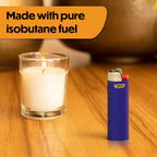 BIC Maxi Pocket Lighters, Long-Lasting Flame and Colorful Designs, Classic Collection, 15-Pack (Colors May Vary)