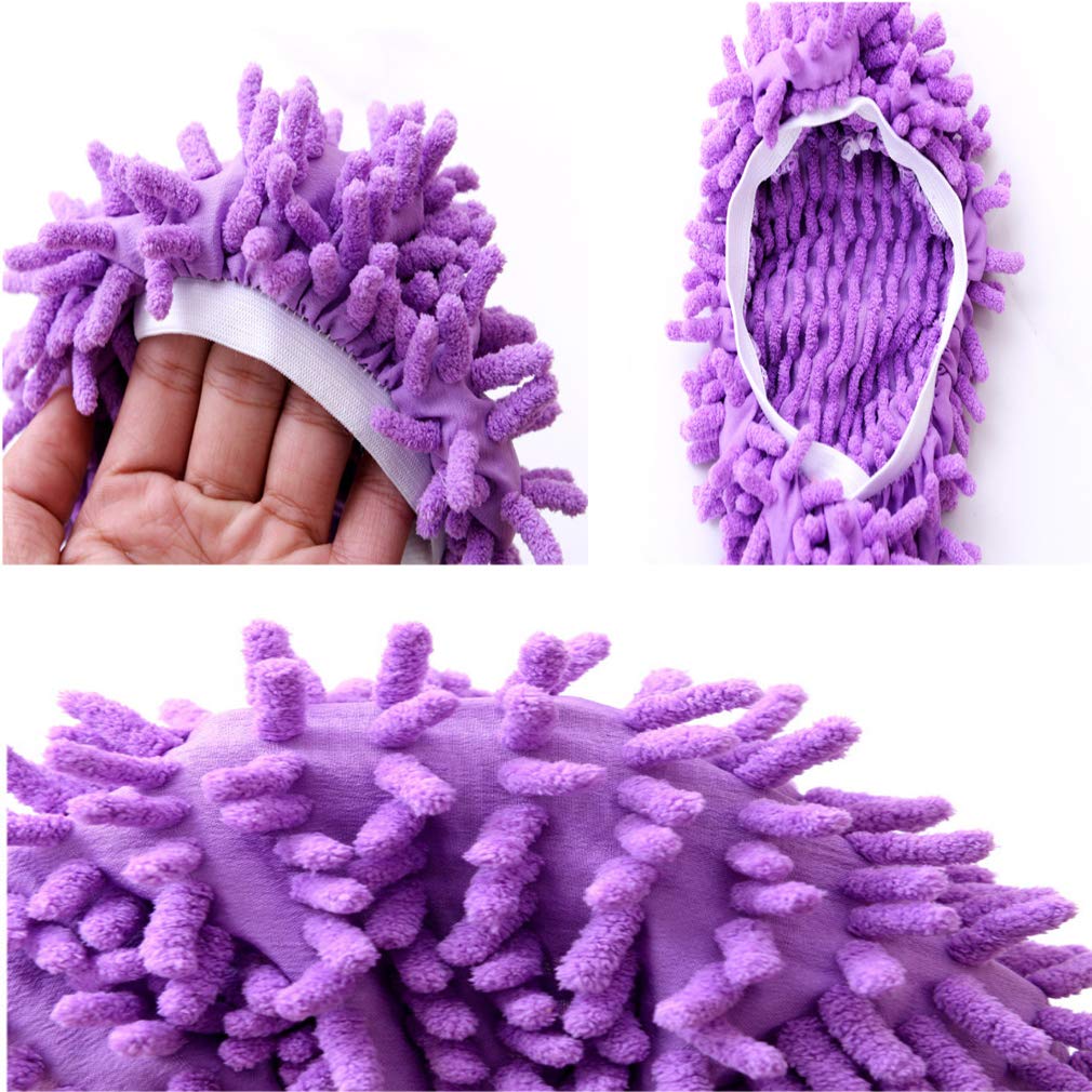 Tamicy Mop Slippers Shoes 5 Pairs (10 Pieces) - Microfiber Cleaning House
