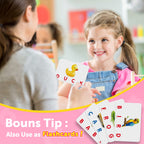 LIWIN LET'S GO! Toys for 3-8 Year Olds Girls, Matching Letter Spelling Games for Kids Ages 3-8 Preschool Learning Educational Toys for Kids Birthday Gifts for 3-8 Year Olds Girls Pink