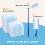50 Count Duster Refills Compatible with Swiffer Duster