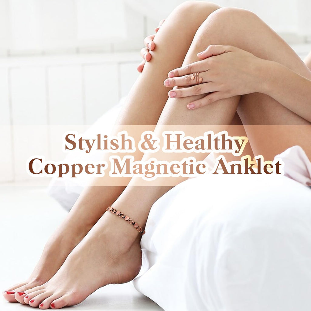 Copper Anklet for Women Magnetic Copper Anklet & Lymphatic Drainage Ring