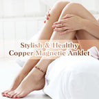 Copper Anklet for Women Magnetic Copper Anklet & Lymphatic Drainage Ring