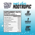 Nootropic Brain Supplement for Memory and Focus - Vitamin for Mental Health & Brain Health with L-Theanine, Rhodiola Rosea & Phosphatidylserine - Memory, Mental Clarity & Cognitive Improvement - 60 Ct
