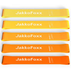 Resistance Loop Exercise Bands, Resistance Bands Exercise Bands for Home Fitness, Stretching, Strength Training, Physical Therapy,Elastic Workout Bands for Women Men Kids, Set of 5 (Orange)