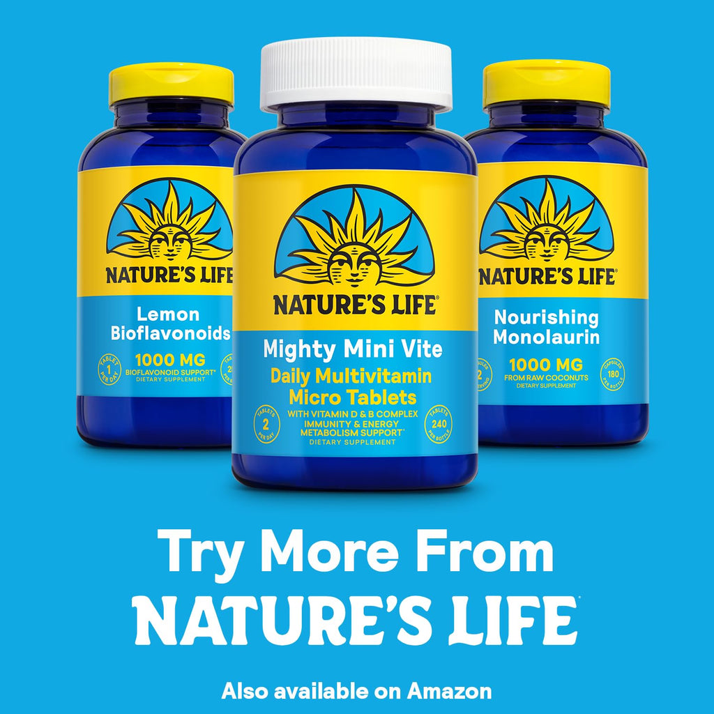 Nature's Life Fortifying Quercetin 370 mg - Bioflavonoid Support for Overall Wellness - Quercetin Supplements - Lab Verified - 100 Servings, 100 Vegetarian Capsules