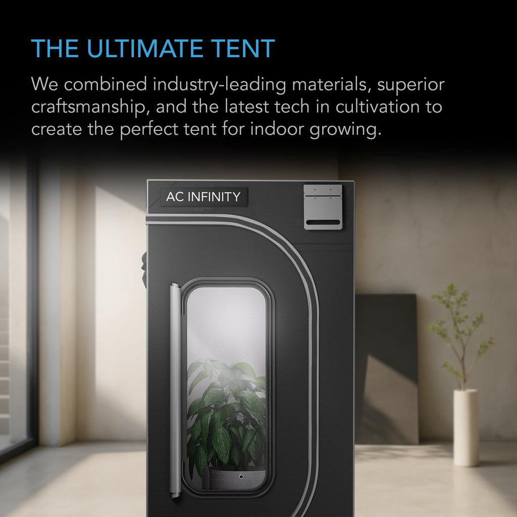 AC Infinity CLOUDLAB 844, Advance Grow Tent 4x4, Thickest 1" Poles