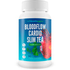 Blood Flow Cardio Slim Tea - Advanced Pressure Support Full Body Detox Cleanse for Women - Increase Blood Flow & Circulation to Reduce Pressure & Increase Lymph Detoxification Flow - Gut Detox