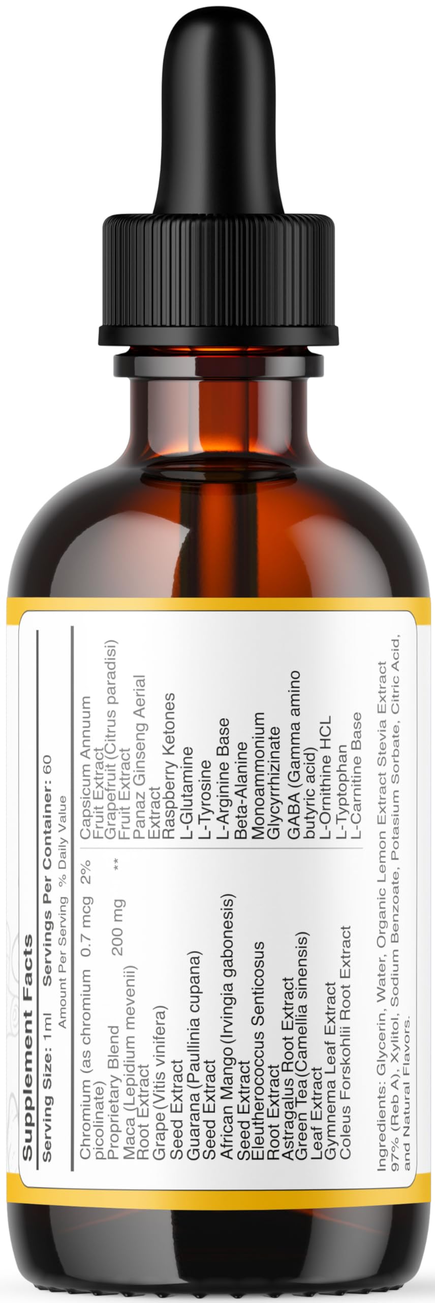 Ginger Slim Drops - Official GingerSlim Droppers Supplement Premium Formula, Ginger Slim All Natural Liquid Support Advanced Formula Healthy Drops Reviews, 1 Bottle for 1 Month
