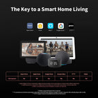 Aqara Smart Lock U100, Fingerprint Keyless Entry Door Lock with Apple Home Key, Touchscreen Keypad, Smart Electronic Deadbolt, IP65 Weatherproof, Supports Apple HomeKit, Alexa, Google, IFTTT, Silver
