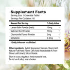 Nested Naturals Luna Kids Sleep Aid Tablets for Children 4+ - Naturally Sourced Ingredients - Gentle, Herbal Sleep Supplement with Chamomile, Melatonin, Valerian & Lemon Balm - 120 Chewable Tablets