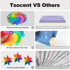 24 Pack Mixed Color Pinwheels Toy Wind Spinners for Kids