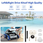 360289 Left Drive Kit & 360290 Right Drive Kit Pool Cleaner Bearings Tune Up Kit for Pentair Kreepy Krauly Rebel & Kreepy Krauly Warrior Pool Automatic Suction Cleaners/Vacuum Drive Axle Assembly