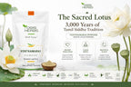 YOGIS HERBS Venthamarai Powder, White Lotus (Nelumbo Nucifera/Sacred Lotus/Padma) - Traditional Tamil Siddha Herb for Heart Wellness, Supports Calm Mind & Restful Sleep - Pure Petal Powder