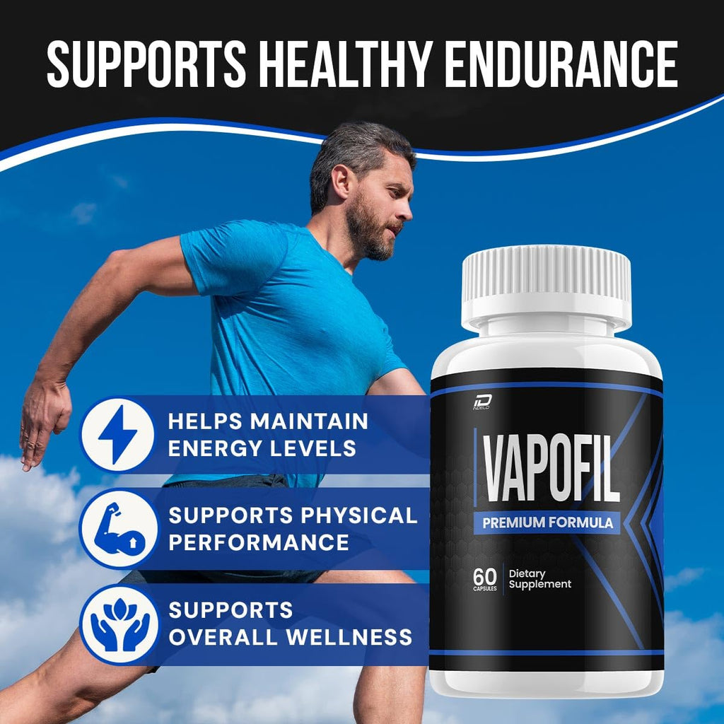 (3 Pack) Vapofil Capsule – Vapofil Pills Natural Ingredients Advanced Formula Health Support and Reviews, 180 Capsules
