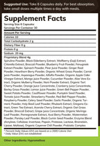Texas SuperFood - Original Superfood Capsules, Superfood Reds and Greens, All-Natural Whole Food Dietary Supplement, Non-GMO, Gluten Free, Vegan, No Soy, 180 Capsules