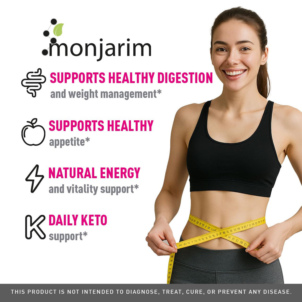 Monjarim Capsules - Official Monjarim Advanced Support Pills Premium Formula, All Natural Monjarin Supplement Vitamins for Overall Health & Wellness Reviews, 60 Capsules for 1 Month