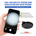 Sperm Magnifying Glass, Suitable for Semen Observation,Home Sperm Testing, Male Fertility Observation, Can be Used 100 Times,Quick Result