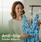 Utopia Home Plastic Hangers 20 Pack – Built-in Strap Hooks White