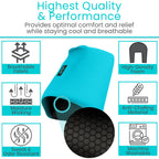 Vive Premium Crutch Pads & Hand Grips - Comfortable, Breathable, Machine Washable Padding - Moisture Wicking & Odor Reducing Pillow Accessory Covers for Adult & Youth Walking Crutches