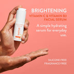 Native Moisturizing Facial Serum Contains Naturally Derived Ingredients | Hydrating Serum with Coconut and Vitamin B3, Revitalize and Repair Your Skin, Fragrance-Free, 30ml, 1 fl oz