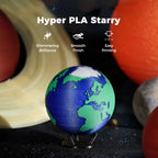 Creality Hyper PLA RFID Filament 1.75mm, Galaxy PLA 1KG, Stardust Gray