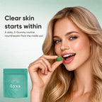 FWPTEI LYSA Acne Gummies, LYSA Ritual Acne Treatment Immune Support & Skin Health - High Potency Vegan Gummies, Sugar-Free, Gluten-Free Gummy Supplement, 60 Gummy
