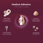 Skinister Medical Adhesive Spray | Silicone Skin Glue for Ostomy Bags, Breast Forms, Condom Catheters, Prosthetics, SFX | 4oz
