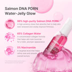 medicube PDRN Pink Collagen Glow Jelly Serum | Lightweight Water-Jelly For Plump & Supple Skin | Radiance & Elasticity Care with PDRN, Collagen, Niacinamide | Korean Skin Care 1.01 fl.oz