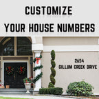 12 Inch Large Metal Letters, Modern House Address Numbers Letters, Metal Door Numbers, Large Black House Address Letter Number for Home Office Street Apartment Outside (0)