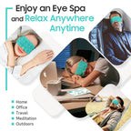 BeHoomi 30Packs Steam Eye Mask, Heated Eye Mask Warm Compress for Eyes, Self Heating Disposable Steam Mask for Home Sleep, Spa, Travel Essentials & Relaxation Gifts, Stocking Stuffers (Unscented)