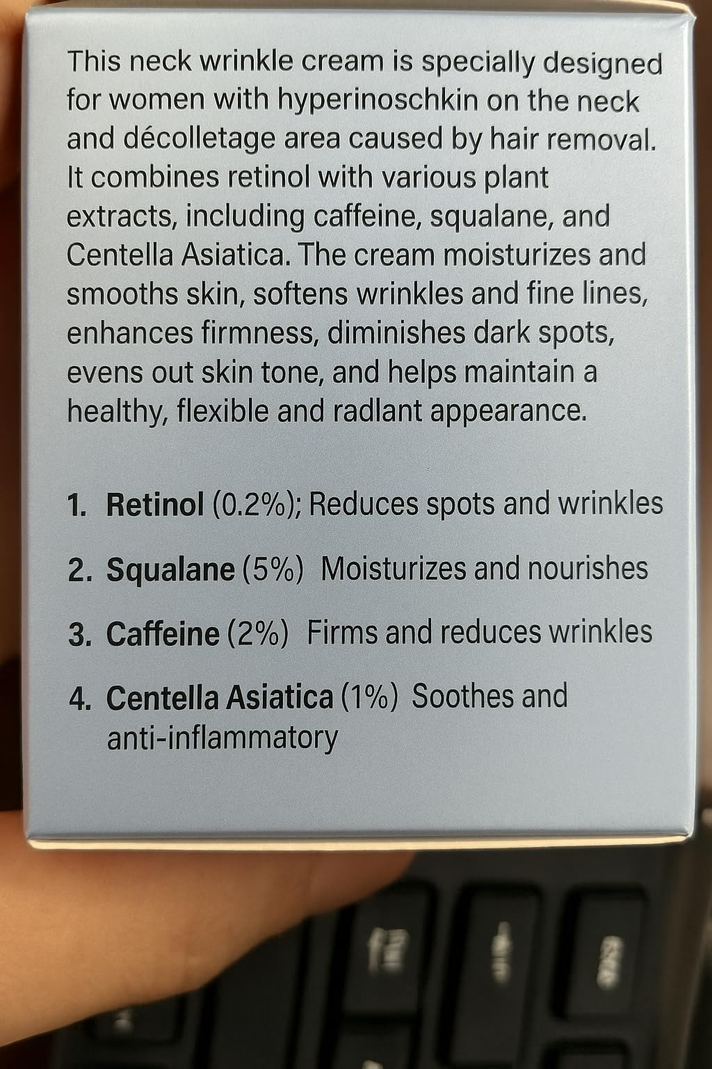AMZEYE Tighten and Lift Neck Cream, Instant Face Lift Cream, 1.7 fl oz, Firming Fine lines, Loose & Sagging On Face, Decollete & Other Skin Areas