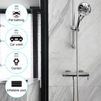 TEELLA 118" Shower Hose, Extra Long 304 Stainless Steel Handheld Shower Head Hose Extension/Replacement, Flexible & Durable, G1/2 Universal Insert & Nut