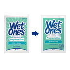 Wet Ones Hand and Face Wipes Singles, Unscented for Sensitive Skin, Hand-Wipes Individually Wrapped | 24 ct, (Pack of 12)