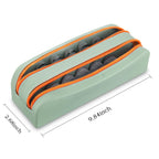 AITIME Portable Daily Contact Lens Organizer,Disposable Contact Lens Dispenser,Travel Color Contact Lens Storage Case Kit with Labeled R & L(Gery)