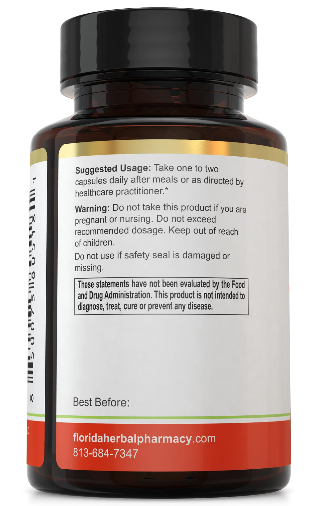 Florida Herbal Pharmacy, Jujube Fruit Extract Supplement Capsules 10:1 (120 Capsules) Two Months Supply