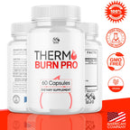 (3 Pack) Thermo Burn Pro Capsules, Official Thermoburn Pro Pills with Natural Ingredients, Maximum Strength ThermoburnPro with Premium Vitamins Supporting Wellness & Health Naturally (180 Capsules)