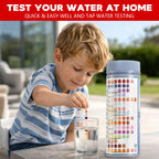 18-in-1 Drinking Water Test Strips, 125 Count – Home Water Quality Testing Kit for Tap & Well Water, Fast & Easy Results