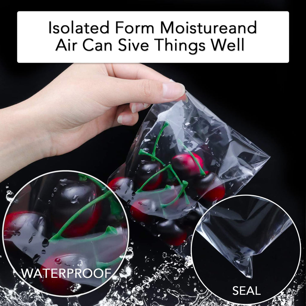 600 Pcs Small Cellophane Bags 3x5",Clear Resealable Cellophane,Self Sealing Bags for Candy Bakery Snacks Cookie Jewelry,Cello Bag for Party Decorative Gift