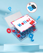 JoyNote Classroom Magnetic Letters Kit 234 Pcs with Double-Side Magnet Board - Foam Alphabet Letters for Kids Spelling and Learning
